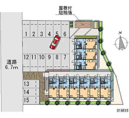 ★手数料０円★海部郡大治町三本木　月極駐車場（LP）